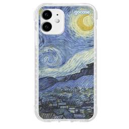 Capa Capinha Gocase Anti Impacto Slim para iPhone 12 - Van Gogh Noite Estrelada