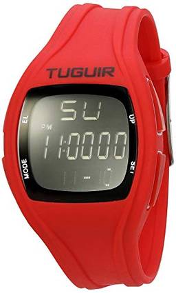 Relógio Unissex Tuguir Digital TG1801 - Vermelho e Preto
