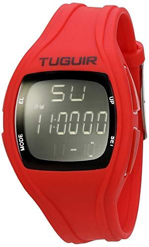 Relógio Unissex Tuguir Digital TG1801 - Vermelho e Preto