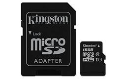 Sdcit16Gb - Cartão Microsd de 16Gb Classe Industrial - Kingston - Leitura. 90Mbs - Gravação. 45Mbs - Vel. Uhs-I Classe 1 (U1) com Adaptador