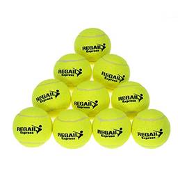 ERYUE Bola de tênis,10pcs / bag Tennis Training Bola Practice Training alta resiliência bola de tênis durável bolas de formação para principiantes Concorrência