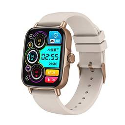 KKcare AW18 Smartwatch Relógio Inteligente 1.69 HD de tela grande e rica em Personalidade Discar BT Call IP68 à Prova d'água 220mAh Longa Duração da Bateria