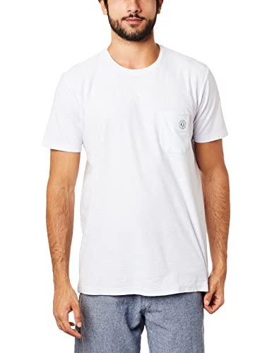 T-Shirt Bolso Com Patch, Guess, Masculino, Branco, 3G