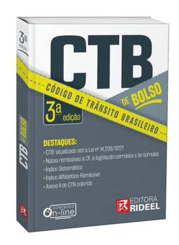 Código de Trânsito Brasileiro - Ctb de Bolso - 3ª Edição (2022)