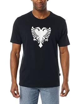 Camiseta Manga Curta Aguia, Masculino, Cavalera, Preto, P