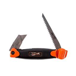 Swanson Tool Serra dobrável, lâmina utilitária, 19 cm, laranja/preta