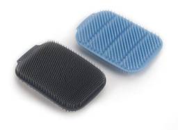 Joseph Joseph CleanTech — Esponja reutilizável higiênica de secagem rápida, pacote com 2, azul, 2 unidades