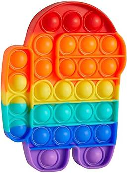 Pop It Fidget Toy Bubble Brinquedo Sensorial AMG Colorido