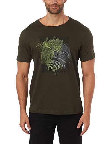 Camiseta Estampa Aquarela (Pa),Masculino,Verde,G