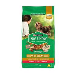 Ração Dog Chow Adulto Raças Pequenas Frango E Arroz - 1Kg Purina Para Todas Pequeno Adulto - Sabor Frango
