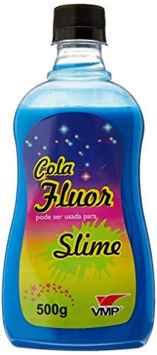 Cola Color Fluor 500G Cor Unica Caixa C/6 Azul