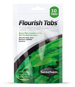 Seachem Flourish Tabs 30g, Pastilha Fértil Aquário Plantado Seachem Para Peixes