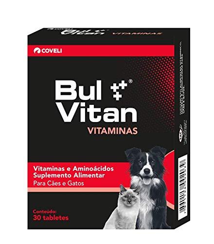 Coveli Bulvitan Vitaminas Tab para Cães e Gatos, 30 Tabletes