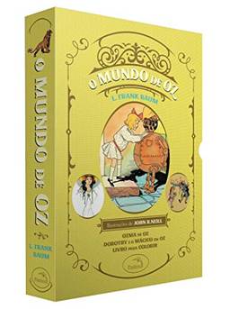 Box O Mundo de Oz: Ozma de Oz + Dorothy e o Mágico em Oz + Livro para colorir: (Acompanha pôster e marcadores)