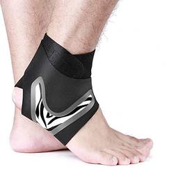 Staright Um Par Unisex Suporte de Tornozelo Brace Foot Bandage Strainchable Stretchable Sports Ajustável Fitness Fitness Protection Foot Guard