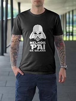 Camiseta Camisa Melhor Pai Dia dos Pais Masculino Preto Tamanho:P