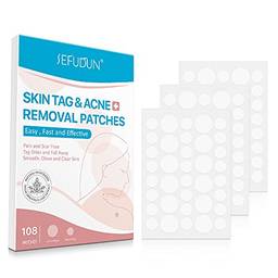 Henniu 108 PÇS Adesivos removedores de marcas de pele Removedor de manchas de acne Capa absorvente de espinhas Anti-infecção Tratamento hidrocolóide invisível Cuidados com a pele