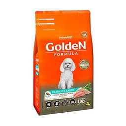 Ração Golden Fórmula Mini Bits para Cães Adultos de Pequeno Porte Sabor Frango e Arroz, 1kg Premier Pet Para Todas Pequeno Adulto,
