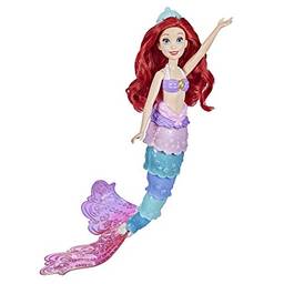 Disney Princess Ariel Arco-Íris - Boneca que muda de cor, inspirado no filme A Pequena Sereia da Disney - F0399 - Hasbro