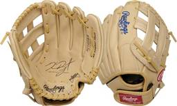 Rawlings Série Sure Catch Glove | Luvas de beisebol juvenil e T-Ball | Lançamento da mão direita | 26,7 cm | Kris Bryant Model Brown