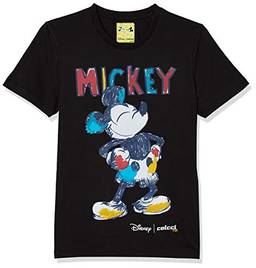 Camiseta Disney: Mickey, Colcci Fun, Meninos, Preto, 12