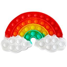 Fura bolha divertido arco íris, 2 8DZ UALE, Fidget Toys, Toyng, Multicolorido