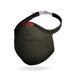 Máscara Fiber Knit Sport + Filtro de Proteção + Suporte (Verde Militar, G)