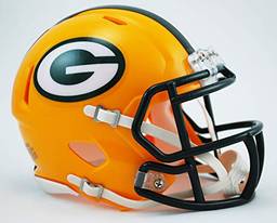 Riddell Mini capacete de futebol americano NFL Green Bay Packers Speed