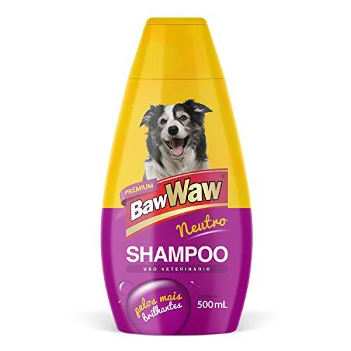 Baw Waw Shampoo para Cães Neutro 500 ml, Amarelo