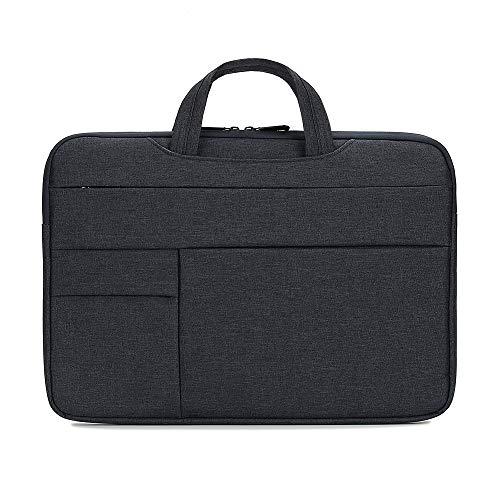 Zwbfu Bolsa portátil para laptop de 15,4 polegadas, capa para laptop à prova d'água, bolsa de nylon para laptop, bolsa de lazer para negócios, azul marinho