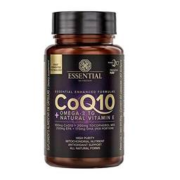 CoQ10 + Ômega 3TG + Vitamina e (60 caps) - Essential Nutrition, Essential Nutrition