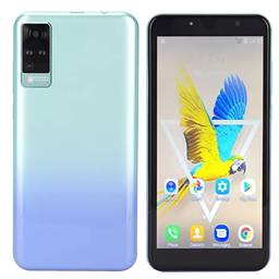 X60 pro + Smartphone, para Android 10.1 telefone desbloqueado, tela de 6,1 polegadas, Dual Sim, câmera HD frontal e traseira, Face ID, WIFI, BT, FM, GPS(Azul)