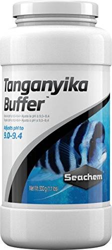 Seachem Tanganyica Buffer - reproduz o ambiente dos ciclídeos originários do lago Tanganyika - 500g