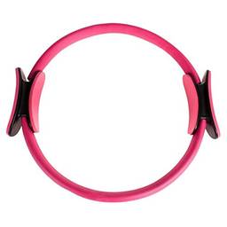 Anel Tonificador Arco Pilates Yoga Flexível Fitness para Exercícios cor:(Rosa)