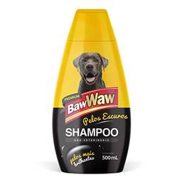 Baw Waw Shampoo Para Cães Pelos Escuros 500Ml