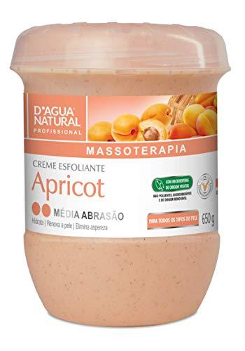 Creme Esfoliante Apricot Média Abrasão, D'agua Natural, 650 g