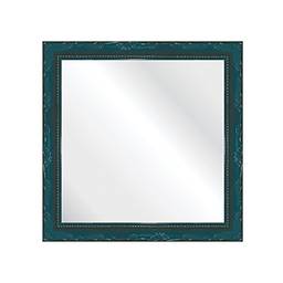 Espelho Brilho Rococo Azul 31X31cm Kapos Azul