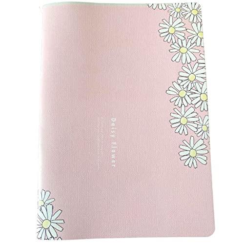 Caderno diario para anotações folhas pautadas facil de carregar na bolsa