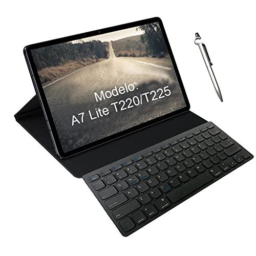 Capa Tablet Tab A7 Lite T225 + Teclado + Pen Caneta Brinde