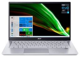 Notebook Acer Swift 3 SF314-511-77M4 EVO Ultrafino Intel Core i7 11ª Gen Windows 11 Home 16GB 512GB SSD 14' FHD