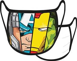 Máscara Avengers com tripla camada de proteção, Original, Adulto