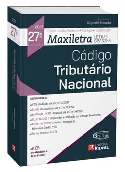 Código Tributário Nacional - Coleção Maxiletra - 27ª Edição (2022)