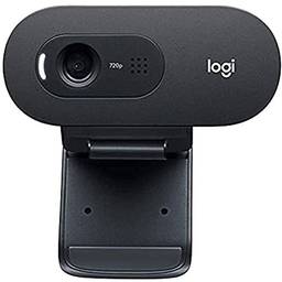 Logitech Camera Webcam USB C505 Hd 720p - Preto