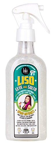 Spray Antifrizz Liso, Leve and Solto, Lola Cosmetics, Branco/Verde