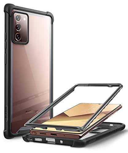 i-Blason Capa transparente Ares para Galaxy Note 20 5G 6,7 polegadas (versão 2020), capa de proteção transparente resistente de camada dupla sem protetor de tela integrado (preto)