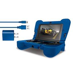 Dg3Dsxl-2274 Kit Power com Protetor em Silicone Para Nintendo New 3Ds Xl, Azul - Android, One Size