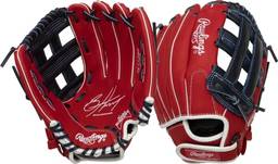 Rawlings Série Sure Catch Glove | Luvas de beisebol T-Ball e juvenil | Mão direita | 29 cm | Modelo Bryce Harper