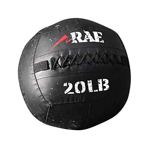 Bola para Treinamento Funcional - Med Ball - Wall Ball de Couro Reforçado 20 lb - Rae Fitness
