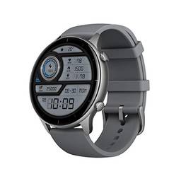 Smartwatch Amazfit GTR 2e, Relógio Inteligente, 2.5D Curved Bezel-Less Design, 1.39 ?Always-On Amoled Display, SpO2 & Stress Monitor, GPS integrado, Bateria de 24 dias, 90+ Modelos Esportivos, 50+ mostradores de relógio (Cinza)