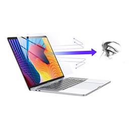 LENTION Protetor de tela antiluz azul novo MacBook Pro 16 polegadas 2019, modelo A2141, com Touch Bar, película protetora transparente HD com revestimento hidrofóbico e oleofóbico